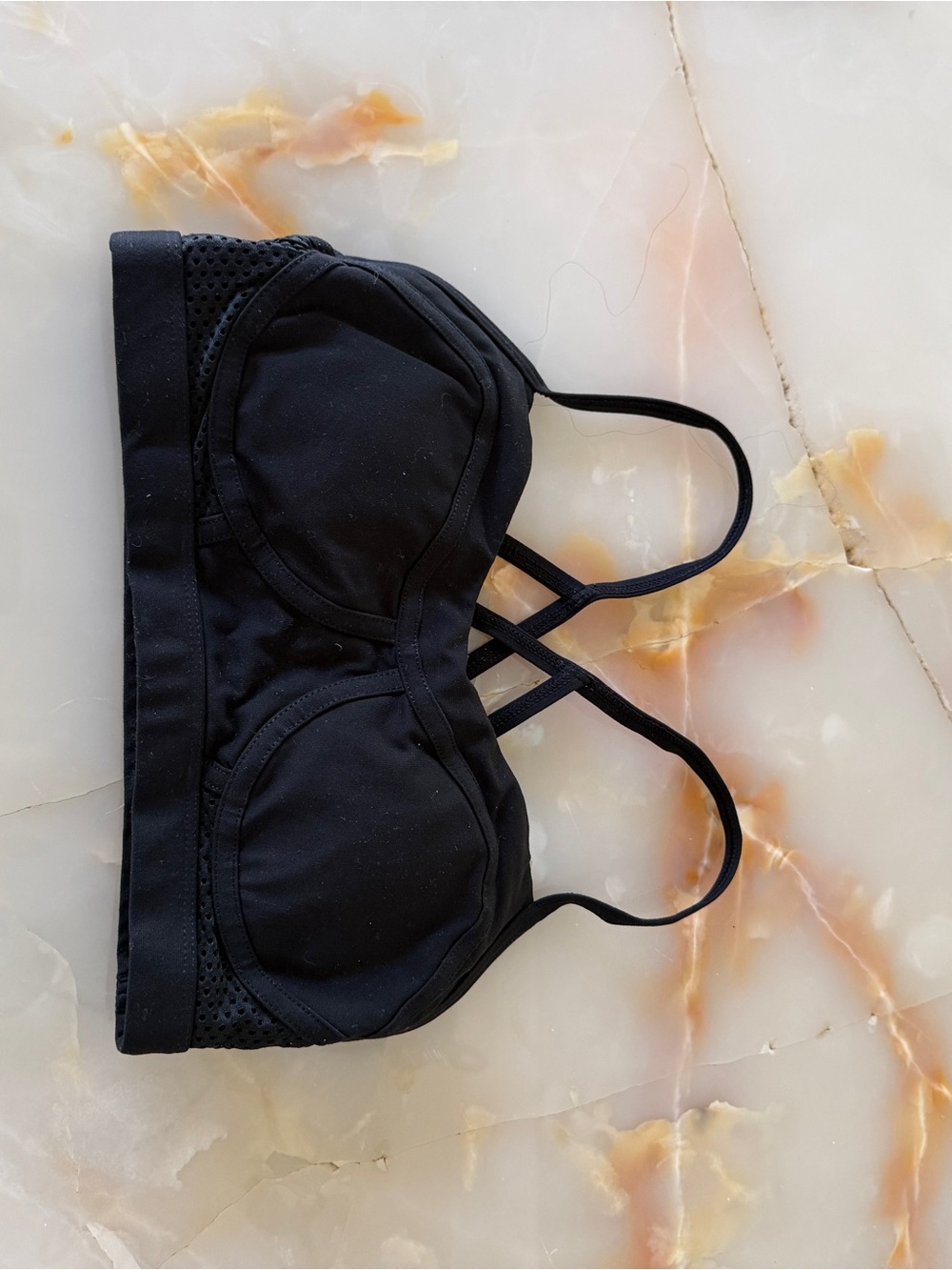 Lorna Jane Black Strappy Wireless Sports Bra